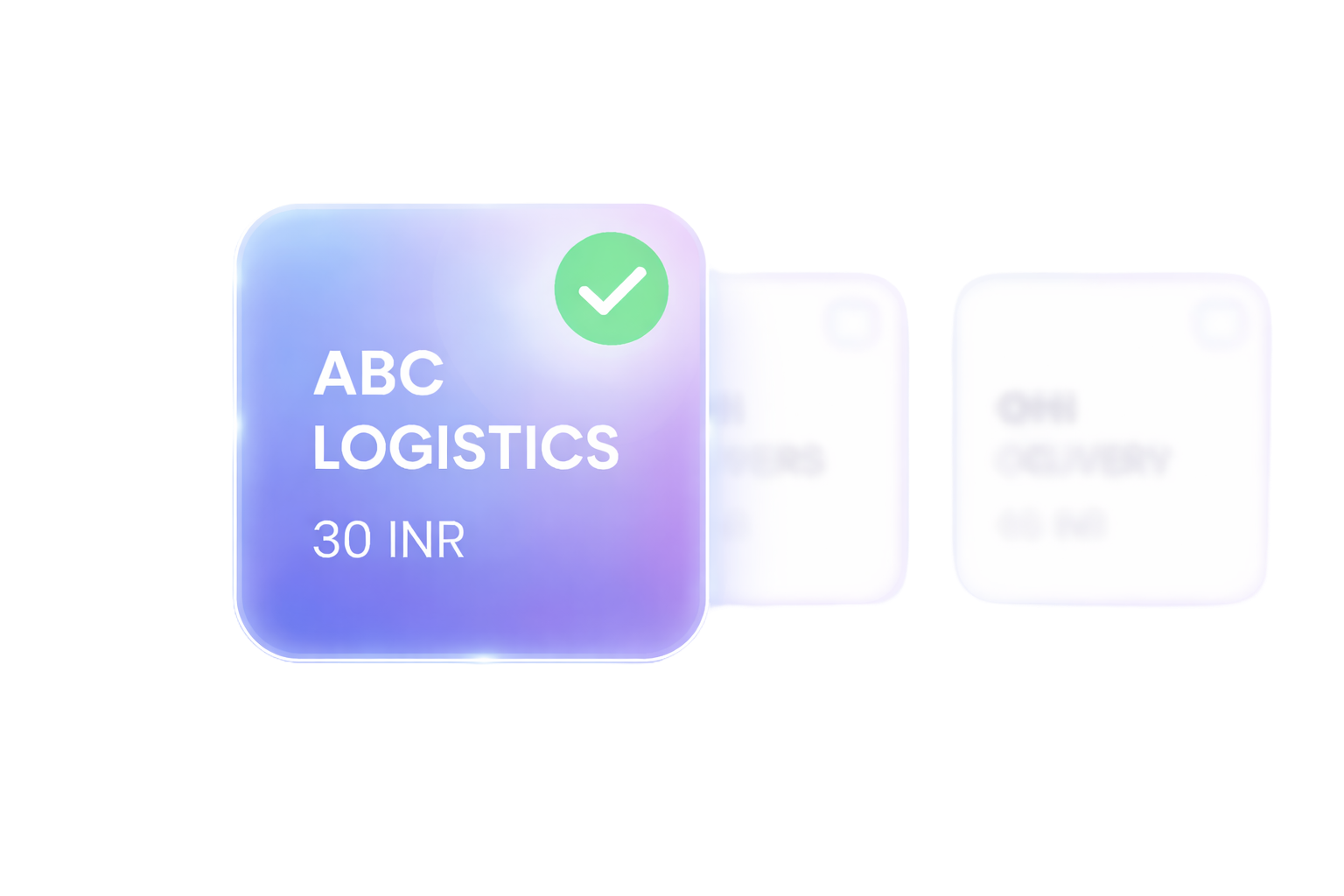Step 3: Select the best delivery partner option